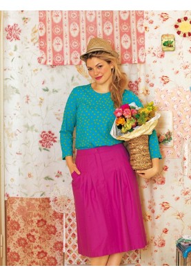 Pattern Flared skirt with pleats at the waist (Burda 4/2011, pattern number 140)