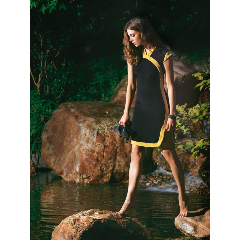 Pattern Sheath dress in...