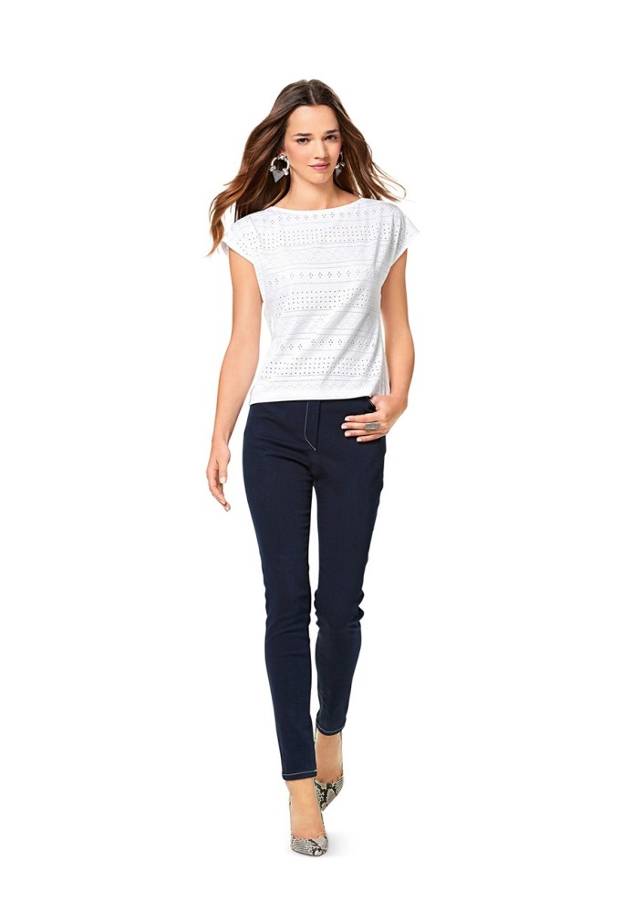 Pattern Slim fit jeans (Burda 1/2017, pattern number 6543 A)