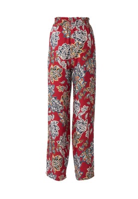 Pattern Straight-cut pants with a wide elastic waistband (Burda 1/2020, pattern number 6229 A)