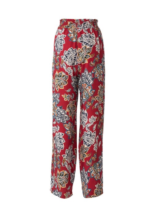 Pattern Straight-cut pants with a wide elastic waistband (Burda 1/2020, pattern number 6229 A)