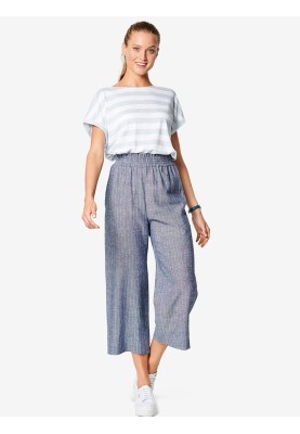 Pattern Straight-cut pants with a wide elastic waistband (Burda 1/2020, pattern number 6229 A)