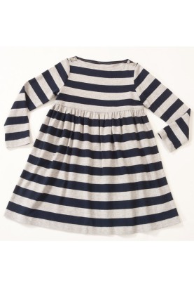 Pattern Dress made of knitted fabric in stripes (Burda 10/2011, pattern number 146)