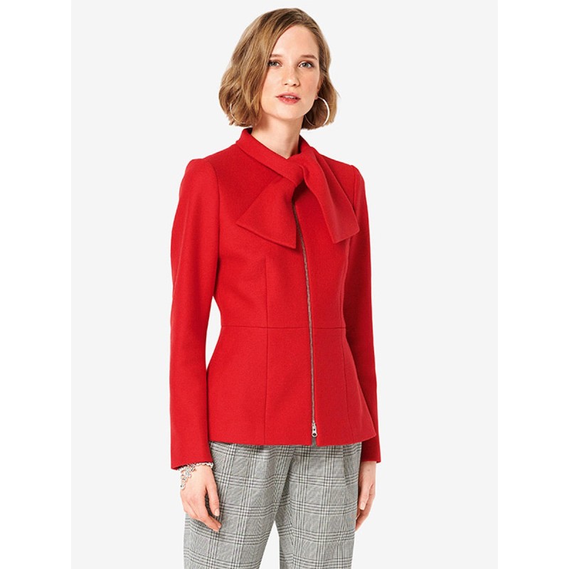 Pattern Jacket with basque...