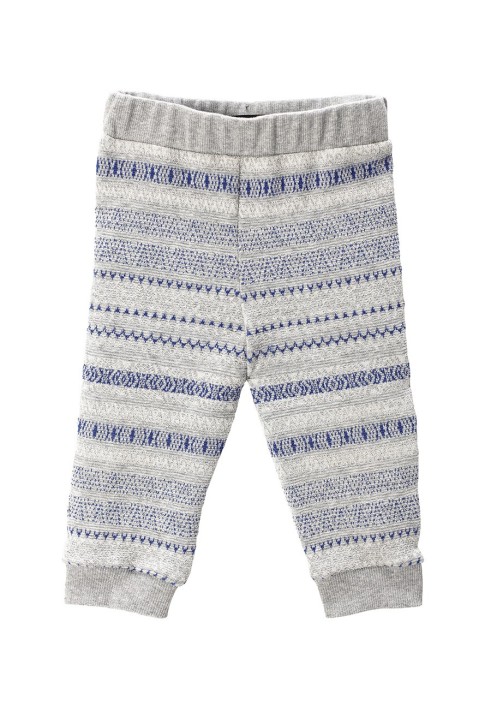 Pattern Pants knitted in denim style (Burda 2/2015, pattern number 9398 B)