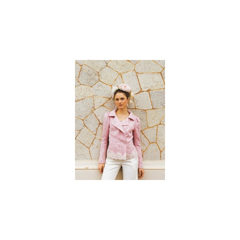 Pattern Jacket with basque...