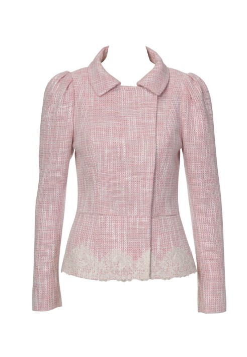 Pattern Jacket with basque and lace decor (Burda 3/2011, pattern number 115)