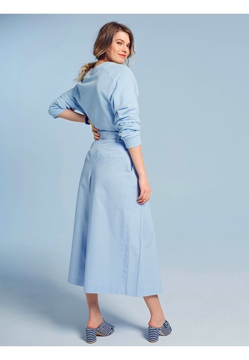 Pattern Skirt-trousers with removable belt (Burda 7/2018, pattern number 108)