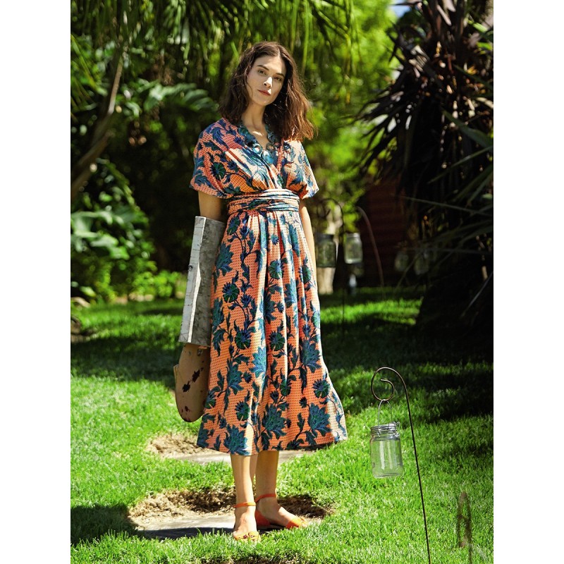 Pattern Midi-length...