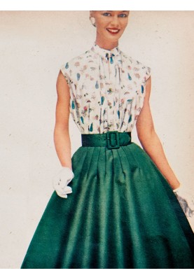 Pattern Sun skirt in the style of the 50s (Burda 7/2018, pattern number 127)