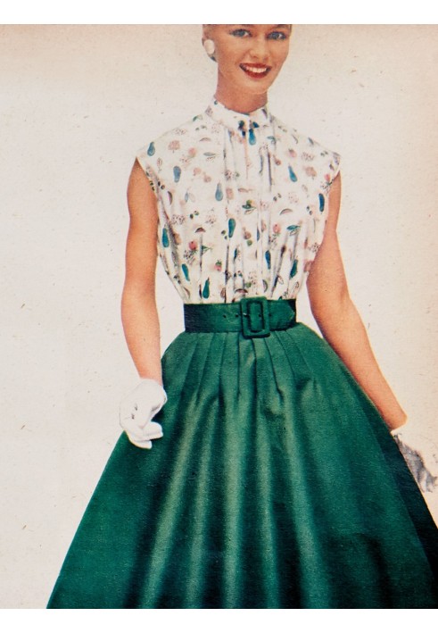 Pattern Sun skirt in the style of the 50s (Burda 7/2018, pattern number 127)