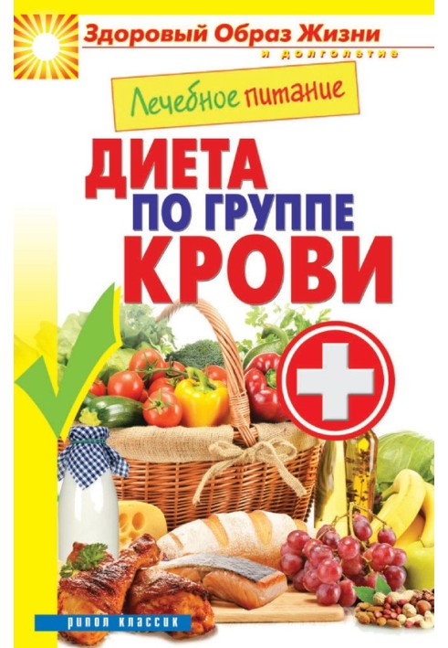 Лікувальне харчування. Дієта по групі крові