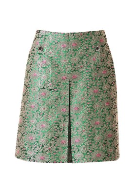 Pattern A-line skirt with opposite pleat (Burda 7/2018, pattern number 114 A)