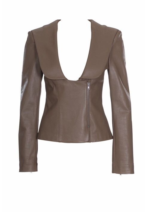 Pattern Leather jacket with a fitted cut (Burda 7/2010, pattern number 118)