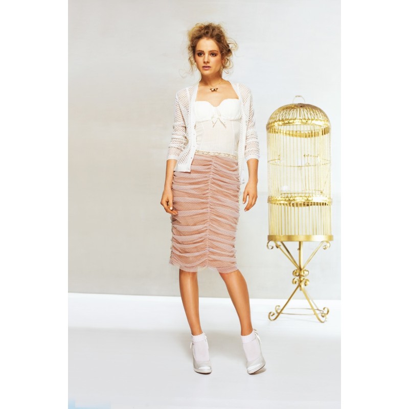 Pattern Knitted skirt with...