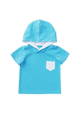 Pattern T-shirt with hood and chest pocket (Burda 7/2020, pattern number 132)