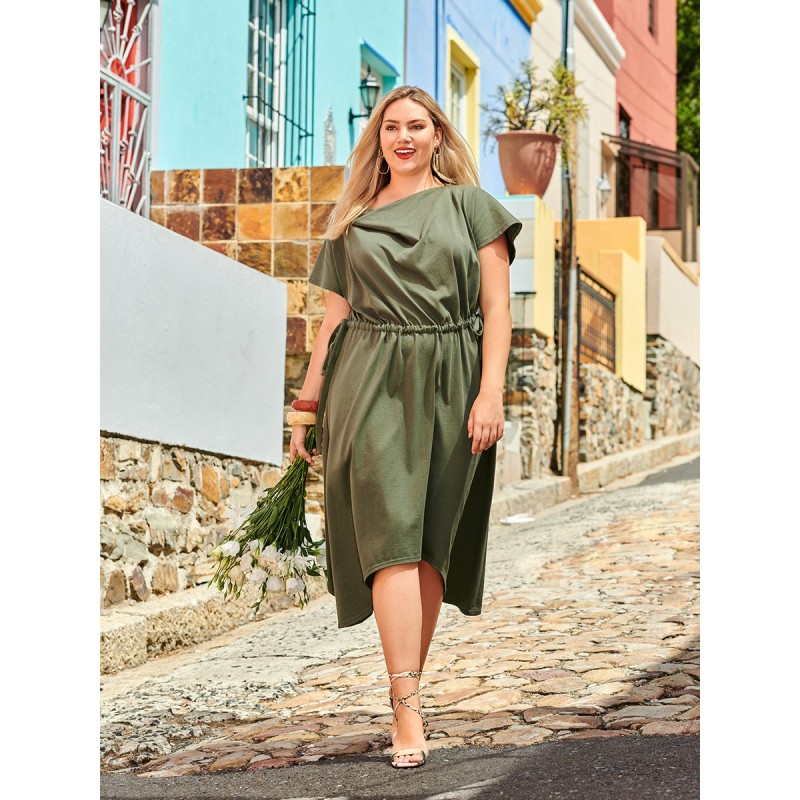 Pattern Knitted dress with...