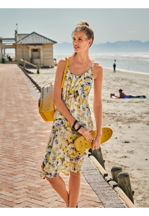 Pattern Sundress dress with thin spaghetti straps (Burda 7/2020, pattern number 103)