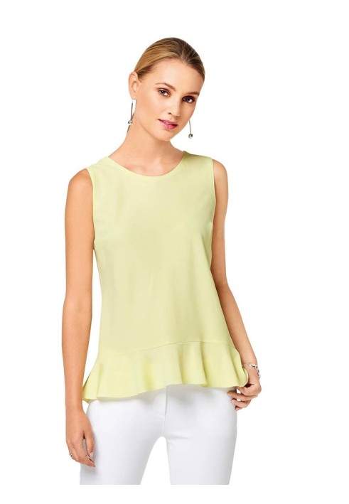 Pattern V-neck straight-cut silk top (Burda 1/2017, pattern number 6501 A)