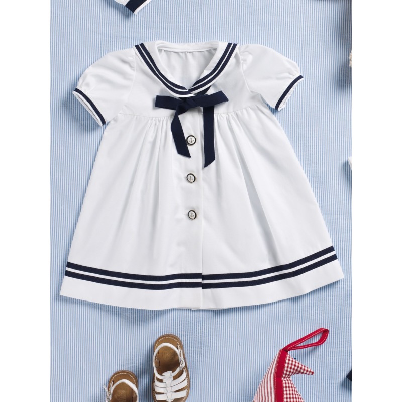 Pattern Sailor-style dress...
