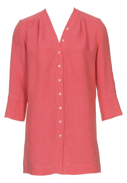 Pattern Linen shirt blouse without collar (Burda 6/2011, pattern number 104)