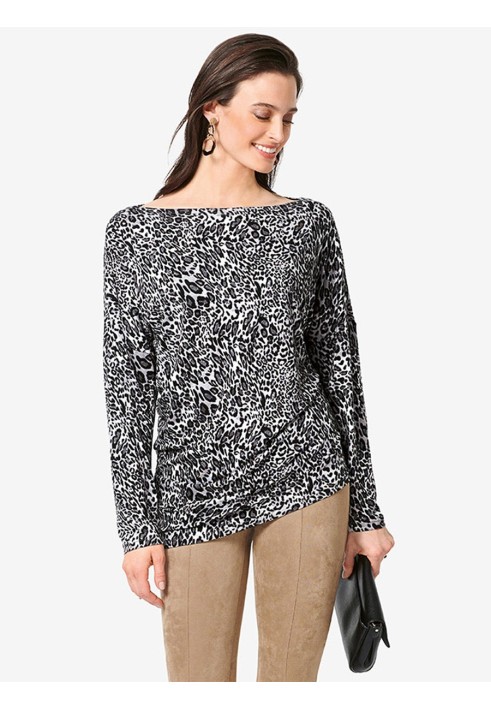 Pattern Asymmetric cut pullover (Burda 2/2019, pattern number 6272 A)