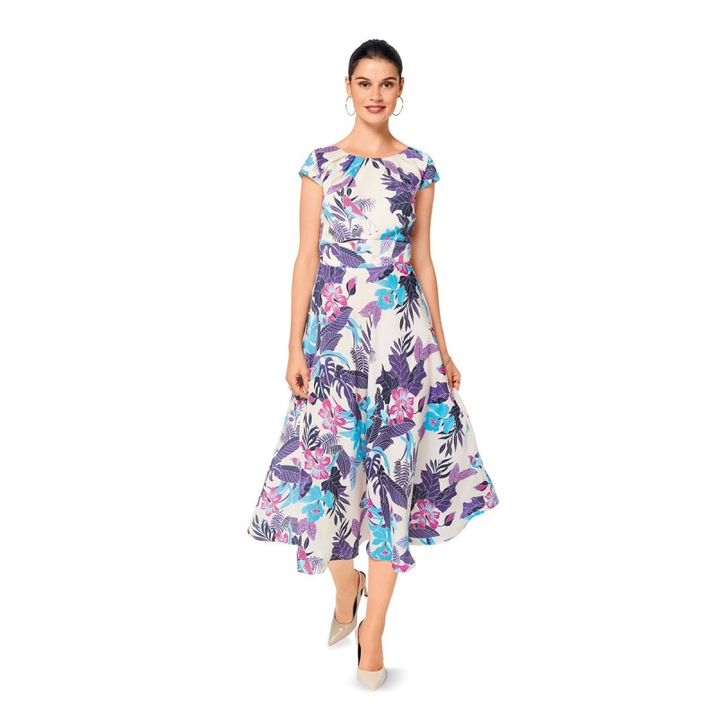 Pattern Dress with a shaped...