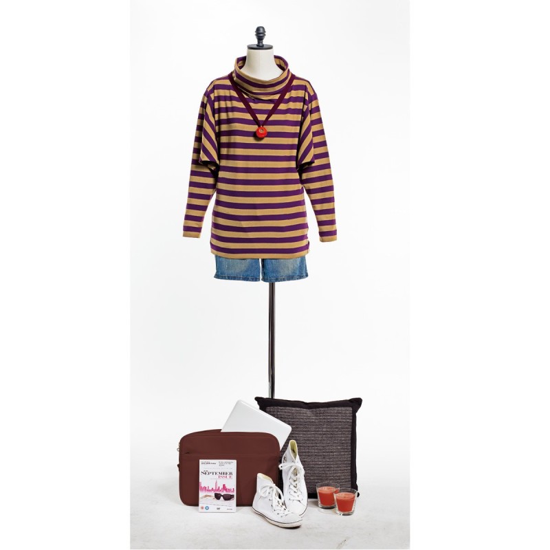 Pattern Pullover with golf...