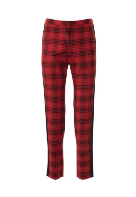 Pattern Tapered trousers with satin stripes (Burda 2/2018, pattern number 6377 B)