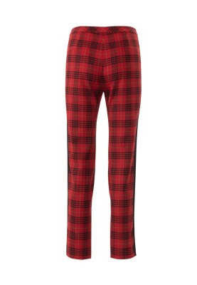 Pattern Tapered trousers with satin stripes (Burda 2/2018, pattern number 6377 B)