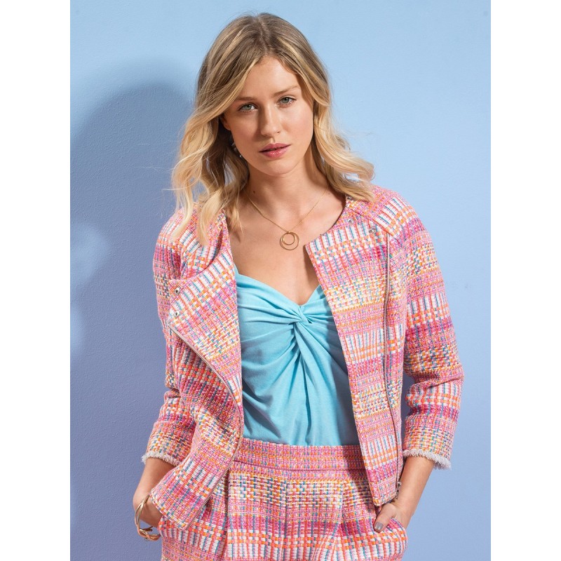 Pattern Jacket with a...