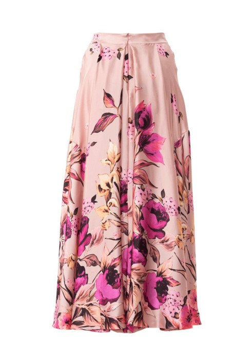 Pattern Satin silk maxi skirt (Burda 2/2018, pattern no. 6386 A)