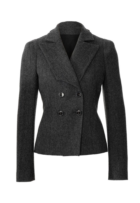 Pattern Double-breasted jacket of a fitted silhouette (Burda 10/2019, pattern number 114)