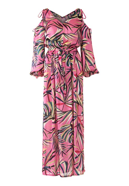 Pattern Maxi dress with open shoulders (Burda 6/2018, pattern number 110 A)