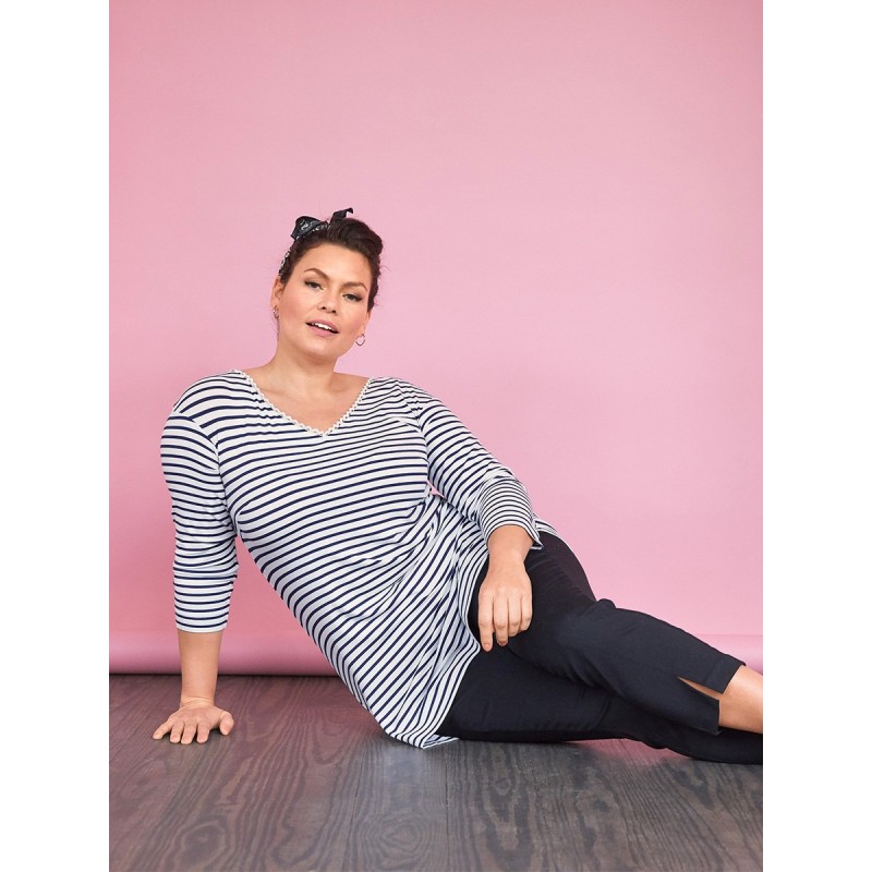 Выкройка Пуловер-тельняшка...