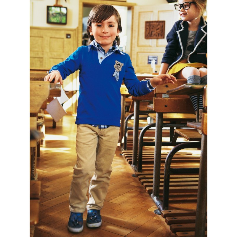 Pattern Corduroy pants with...