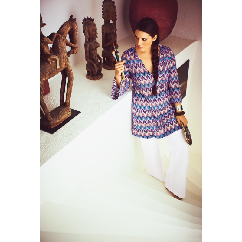 Pattern Tunic with bell...