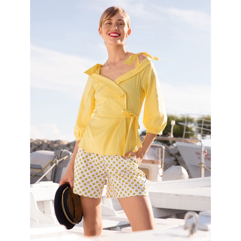 Викрійка Блузка з баскою і...