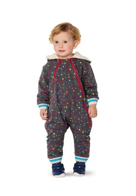 Pattern Jumpsuit with a hood (Burda 2/2020, pattern number 9294 B)