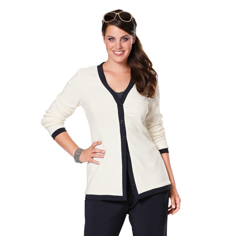 Pattern Knitted jacket of a...