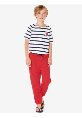 Pattern Pants in a sporty style with stripes (Burda 1/2020, pattern number 9300 C)