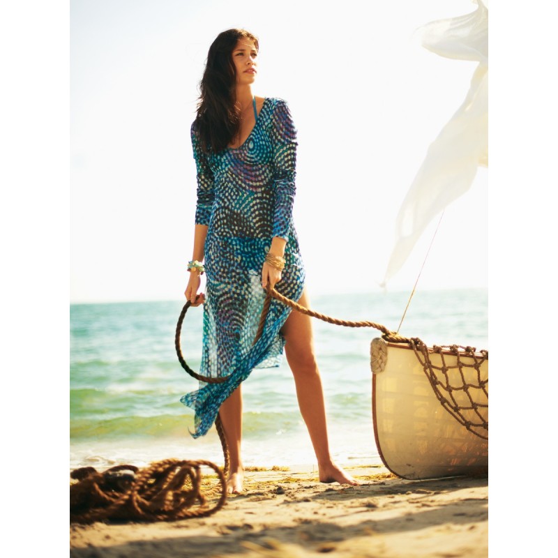 Pattern Knitted tulle maxi...