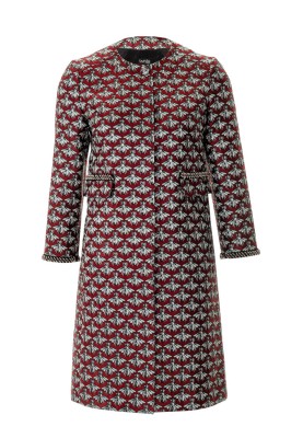 Pattern Single-breasted coat with a fitted cut (Burda 12/2017, pattern number 102)