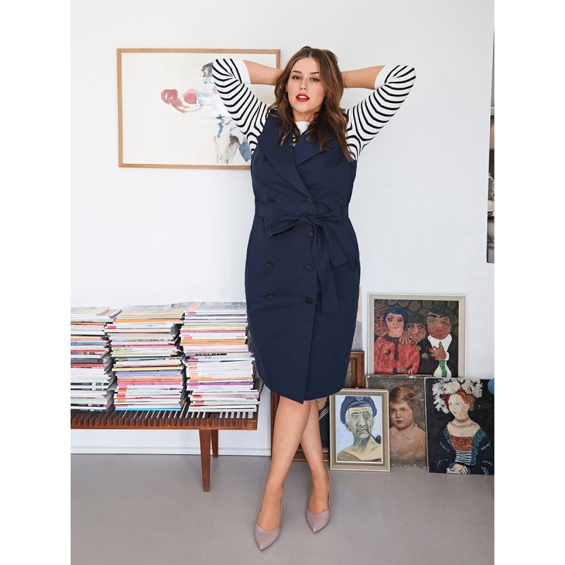 Выкройка Платье двухбортное...