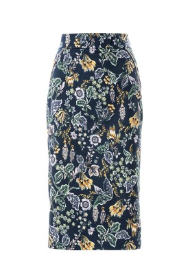 Pattern Pencil skirt with oblique relief seams (Burda 9/2018, pattern number 110 A)