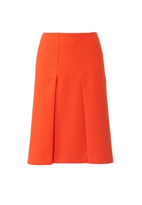 Pattern A-line skirt with stitched pleats (Burda 5/2020, pattern no. 110 C)