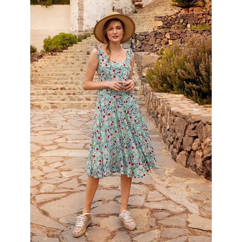 Pattern Dress with straps...