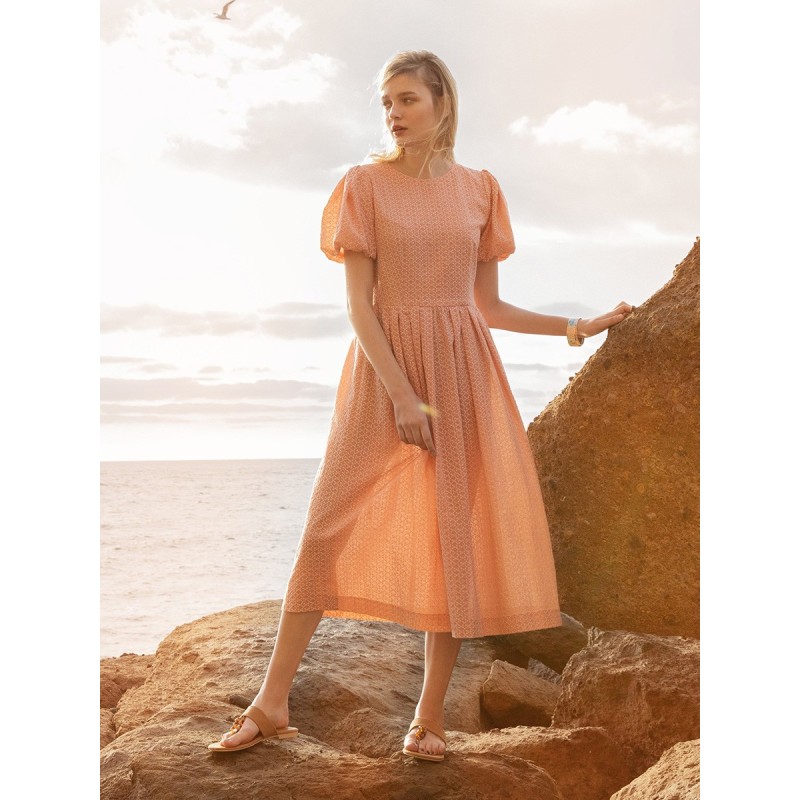 Pattern Midi dress with...