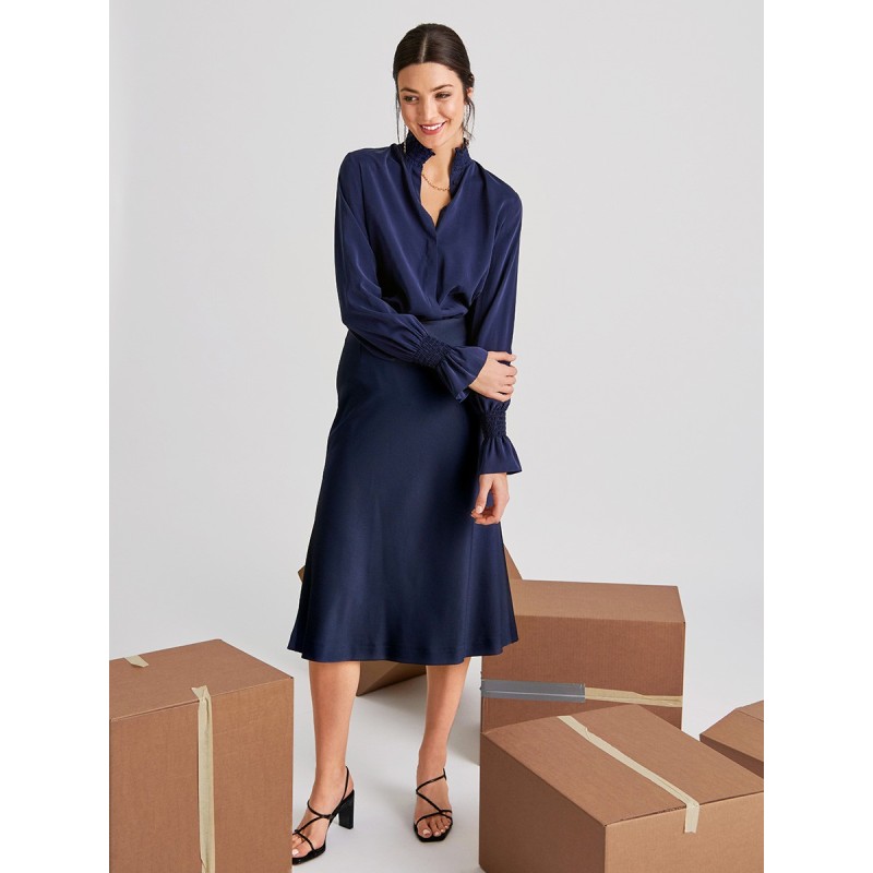 Pattern A-line skirt in...