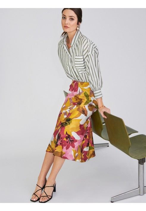 Pattern Midi A-line Skirt (Burda 5/2020, Pattern No. 114 A)